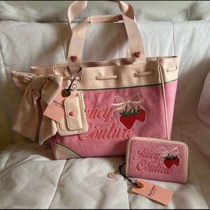 Juicy Couture Strawberry Daydreamer Tote 🍓🎀